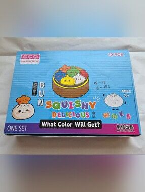 NIB Mini Dumpling Bun Squishy 12 Pieces Whole Box